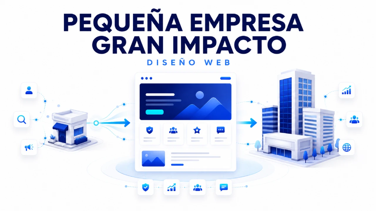 Diseño web para pequeñas empresas: cómo competir con negocios más grandes