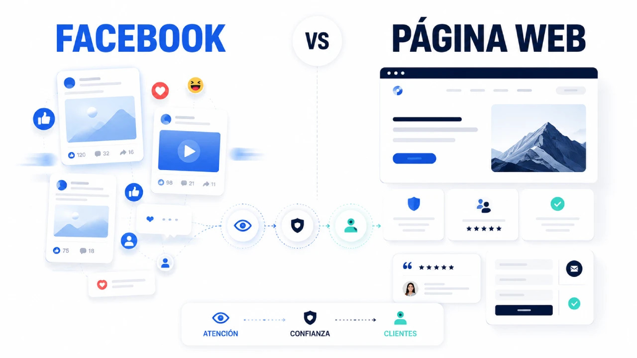 Facebook o página web: ¿Qué necesita realmente una empresa en Huancayo?