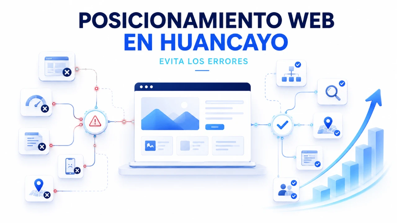 Posicionamiento web en Huancayo: errores que frenan el crecimiento de una empresa local