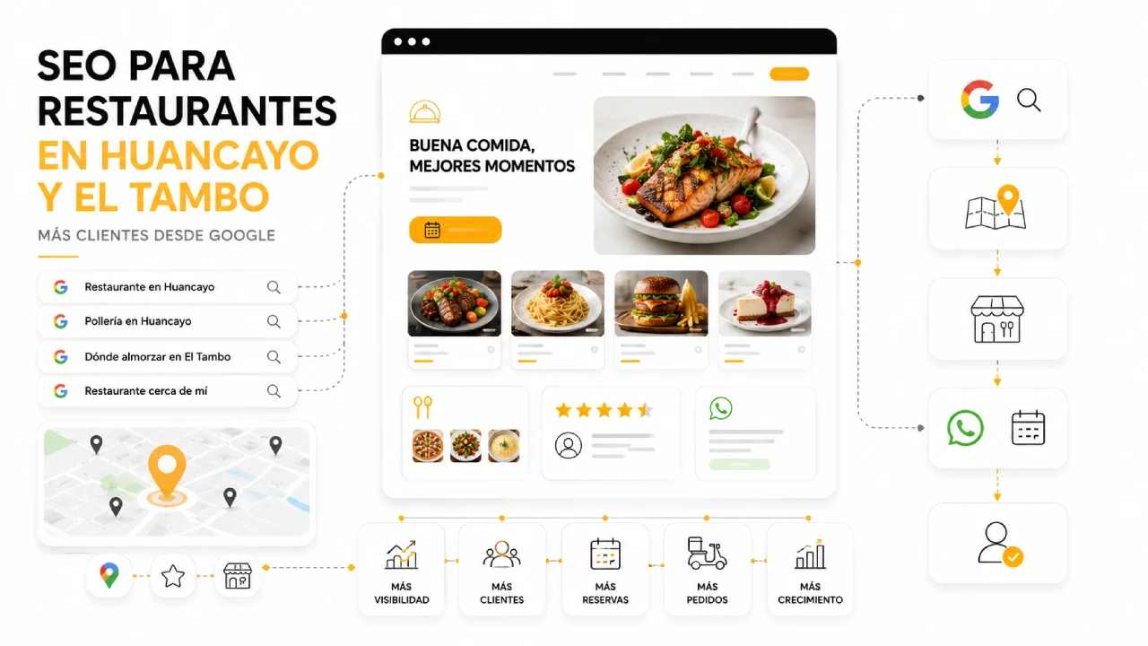 SEO para restaurantes en Huancayo y El Tambo
